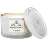 VOLUSPA Corta Maison Свеча ароматическая Бурбон-ваниль, в коробке, 1 шт, оттенок Bourbon Vanille — фото 4