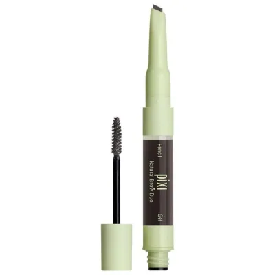 Карандаш для бровей Pixi Natural Brow Duo, оттенок SOFT BL - SOFT чёрный