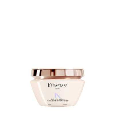 Kérastase Gloss Absolu Hydra-Glaze Кремовая маска для волос, для густых и пушащихся волос, 200 мл