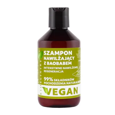 Bioelixire Vegan Baobab Шампунь для волос увлажняющий, 300 мл