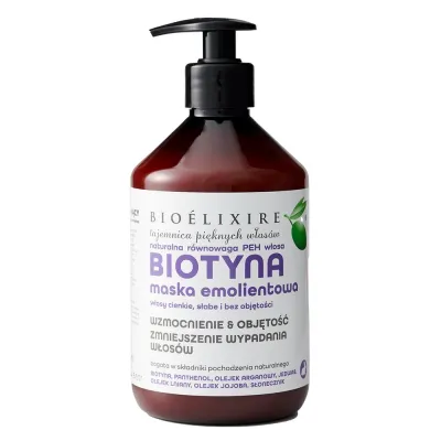Bioelixire Маска для волос с биотином, фиолетовая, 500 мл