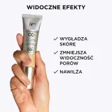 IT Cosmetics Your Skin But Better CC+ CC-крем SPF 50, LIGHT - 12 мл - Travel Size / MEDIUM - 12 мл - Travel Size / RICH - 12 мл - Travel Size / TAN - 12 мл - Travel Size / FAIR - 12 мл - Travel Size - Travel Size — фото 5