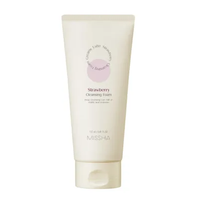 Missha Creamy Latte Cleansing Foam [Strawberry], 172 мл