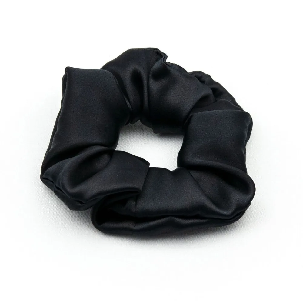 So fluffy резинка для волос шелковая, оттенок BLACK