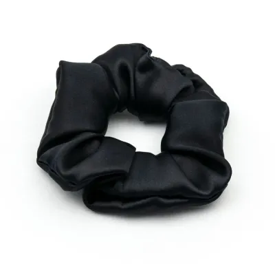 So fluffy резинка для волос шелковая, оттенок BLACK