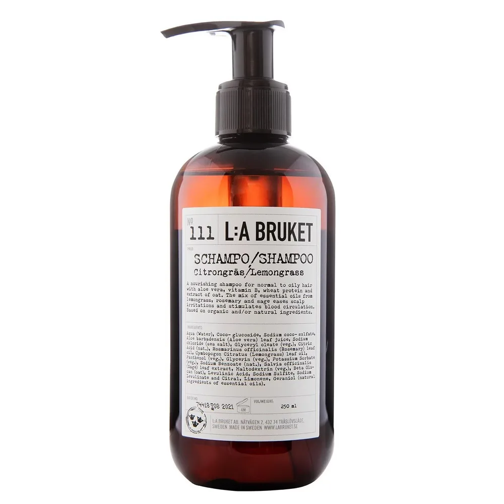 Шампунь для волос L:A Bruket No. 111 Lemongrass, 240 мл