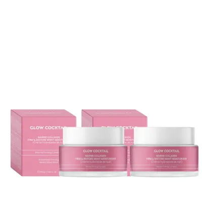 Ночной крем Glow Cocktail Duet kremow na noc Collagen Restore, 1 шт
