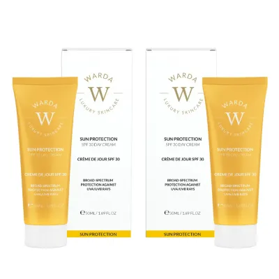 Солнцезащитный крем Warda Luxury Skincare Duet kremow SPF30, 1 шт
