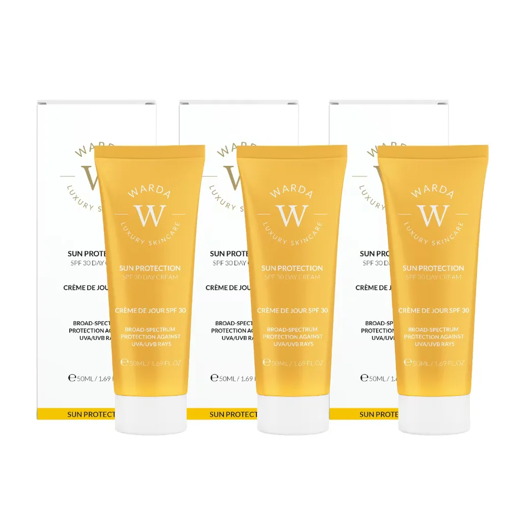 Солнцезащитный крем Warda Luxury Skincare Trio kremow SPF30, 1 шт