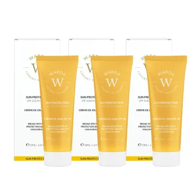 Солнцезащитный крем Warda Luxury Skincare Trio kremow SPF30, 1 шт