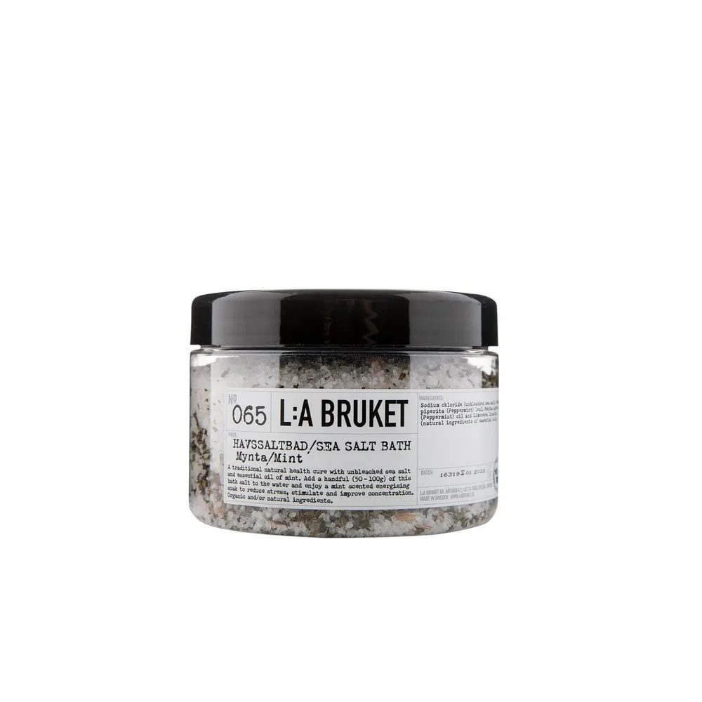 L:A Bruket No.65 Bath Salt Mint соль для ванны с мятой 450 г