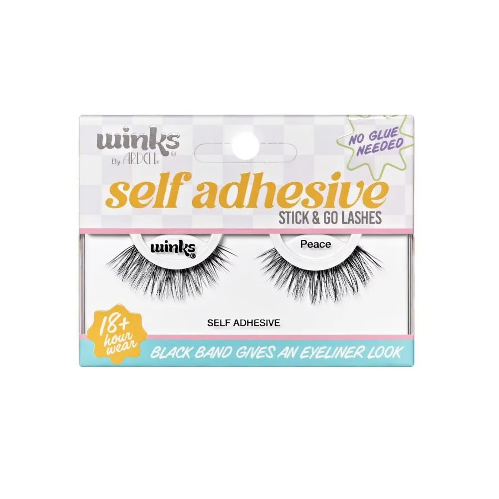 Ardell Winks Self Adhesive Peace Накладные ресницы самоклеящиеся, 1 шт
