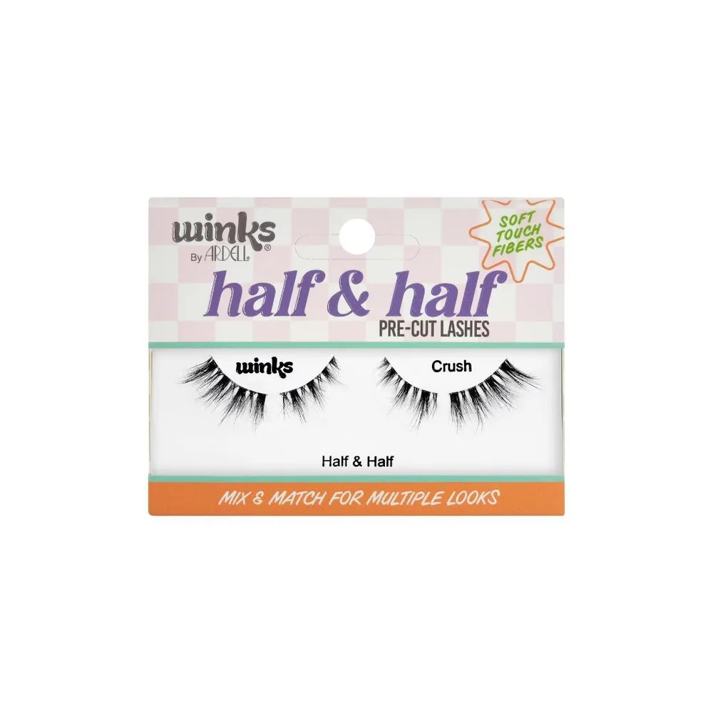 Ardell Winks Half And Half Pre-Cut Crush Накладные ресницы-половинки, 1 шт