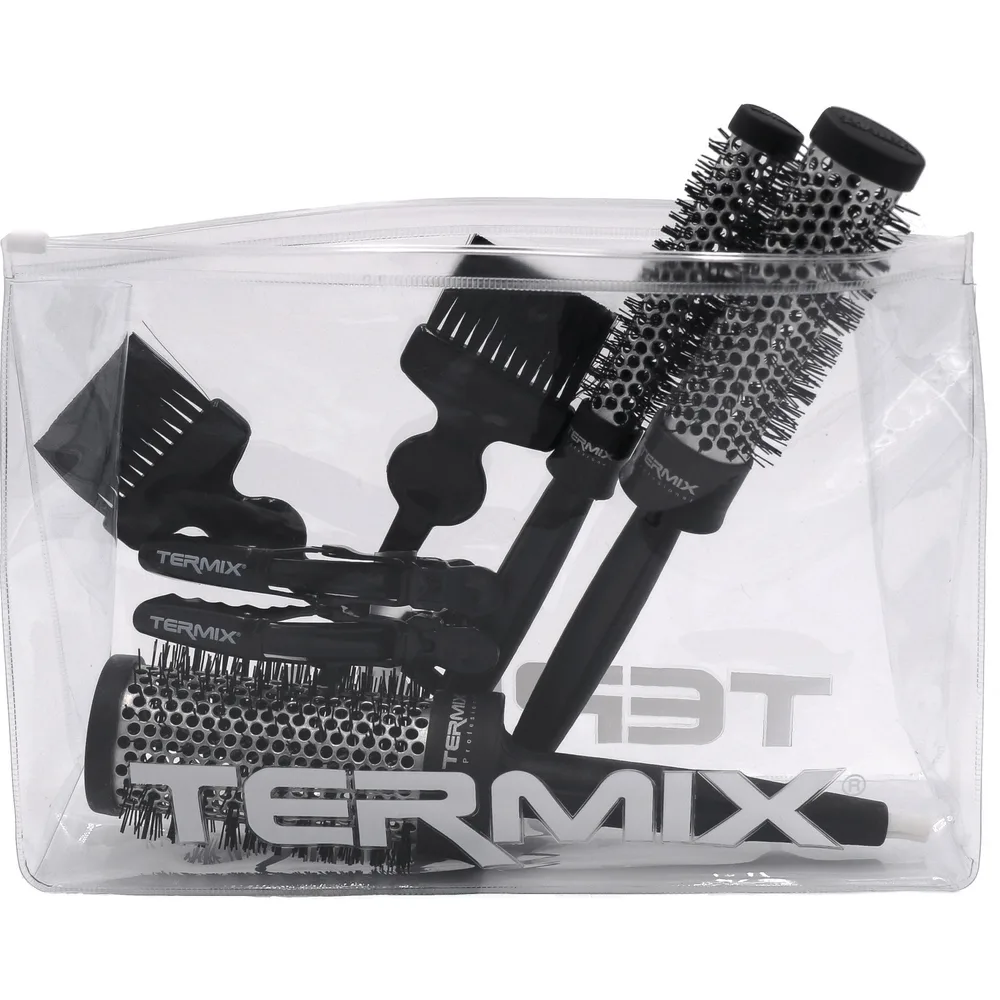 Termix Academy Tool Kit набор для укладки волос: 3 круглые щетки, 2 зажима, 2 кисти для окрашивания, 1 шт