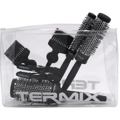 Termix Academy Tool Kit набор для укладки волос: 3 круглые щетки, 2 зажима, 2 кисти для окрашивания, 1 шт