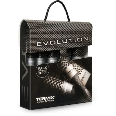 Termix EVOLUTION PLUS набор из 5 круглых щёток-брашингов для густых волос 17, 23, 28, 32 и 43 мм, 1 шт