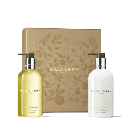 Molton Brown Orange and Bergamot Подарочный набор для рук: жидкое мыло и лосьон, 1 шт