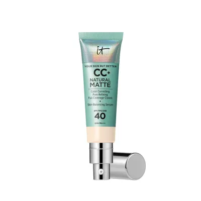 Крем СС IT Cosmetics CC+ Natural Matte SPF40, оттенок FAIR IVORY