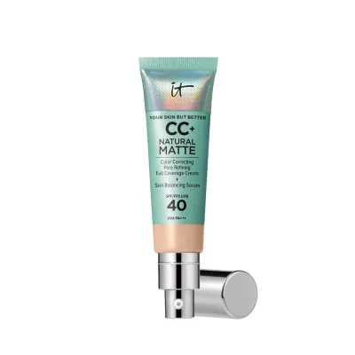 Крем СС IT Cosmetics CC+ Natural Matte SPF40, оттенок FAIR LIGHT