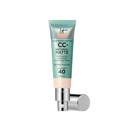 Крем СС IT Cosmetics CC+ Natural Matte SPF40, оттенок PORCELAIN