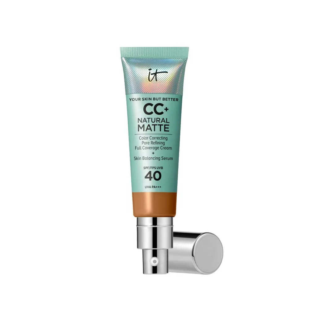 Крем СС IT Cosmetics CC+ Natural Matte SPF40, оттенок RICH HNY