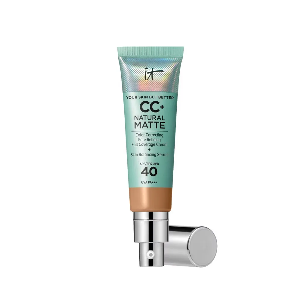 Крем СС IT Cosmetics CC+ Natural Matte SPF40, оттенок TAN