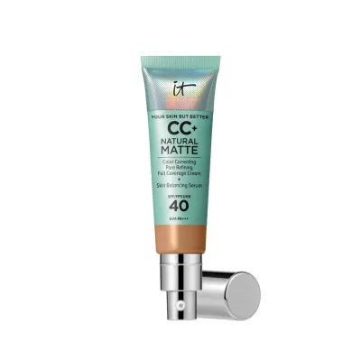 Крем СС IT Cosmetics CC+ Natural Matte SPF40, оттенок TAN