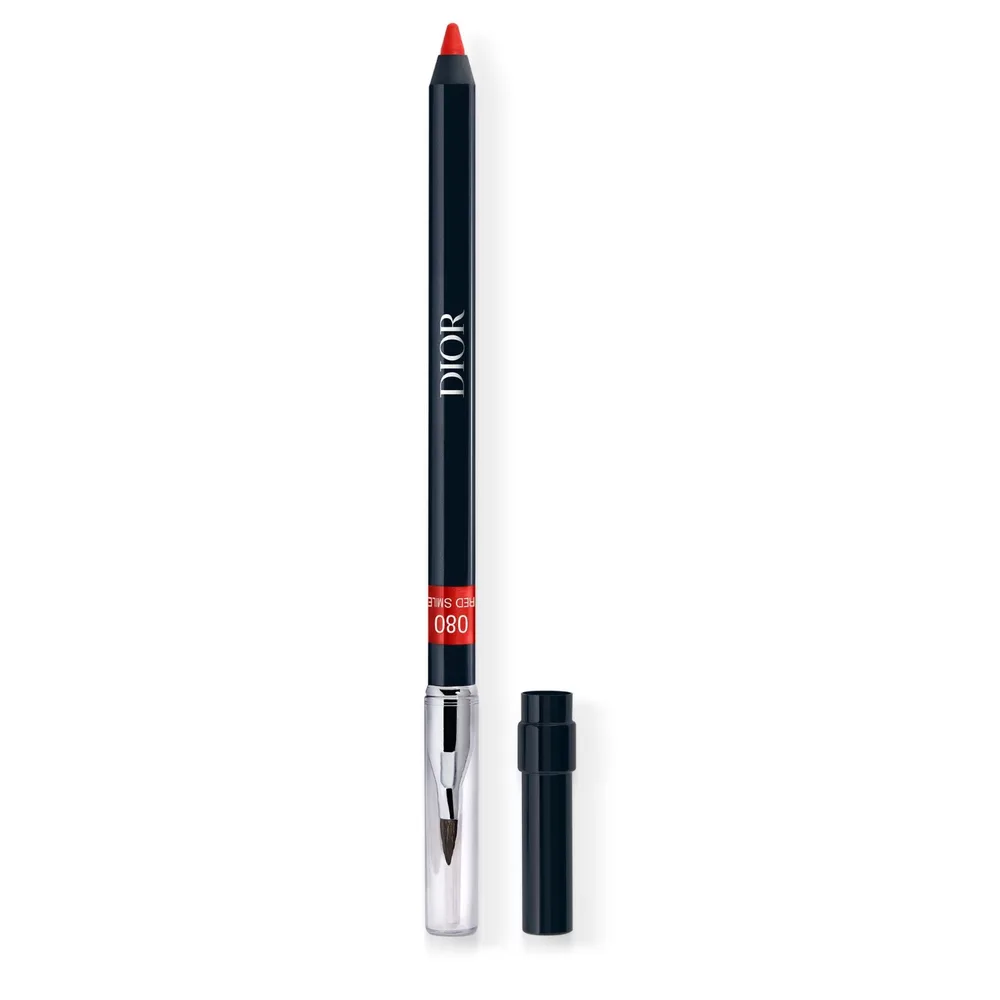 DIOR Rouge Dior Contour Карандаш для губ контурный стойкий с кисточкой, не переносится, оттенок Nr. 080 - Red Smile