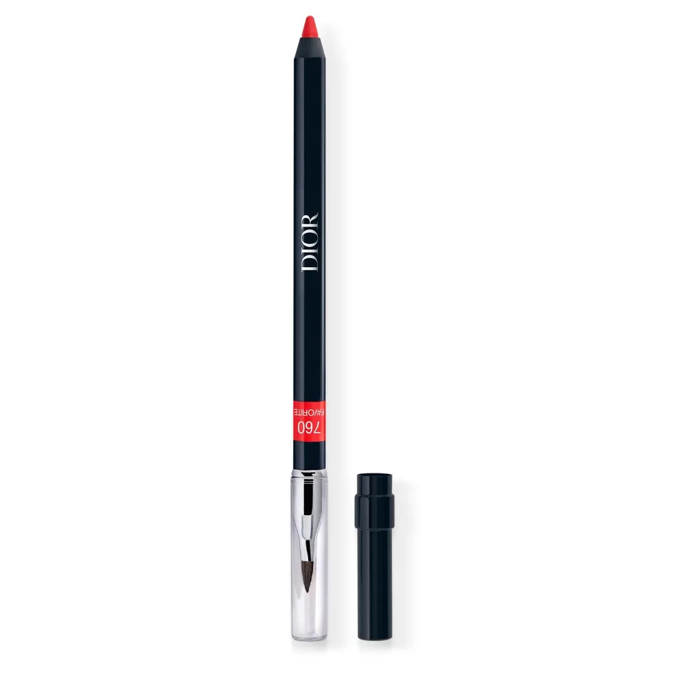 DIOR Rouge Dior Contour Карандаш для губ контурный стойкий с кисточкой, не переносится, оттенок Nr. 760 - Favorite