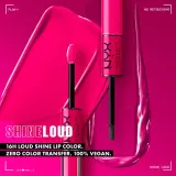 NYX Professional Makeup Shine Loud Помада для губ, оттенок Nr. 25 - Daring — фото 4