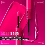 NYX Professional Makeup Shine Loud Помада для губ, оттенок Nr. 29 - Movie Maker - Travel Size — фото 4