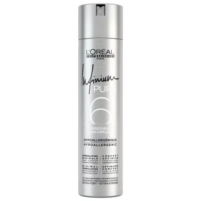 Лак для волос: Эмульсия для стайлинга волос LOreal Professionnel Paris Infinium Pure Extra Strong, 300 мл