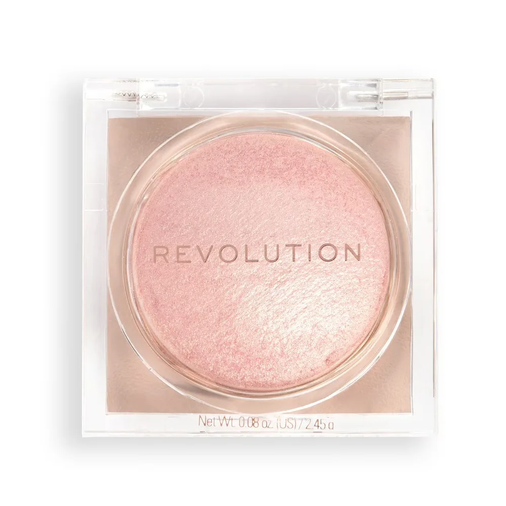 Revolution Beam Bright Хайлайтер запечённый, 2,45 г, оттенок PINK