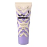 Eveline Cosmetics Better Than Perfect Тональная основа увлажняюще-кроющая, формула No Transfer, 30 мл, оттенок NR 01 — фото 1