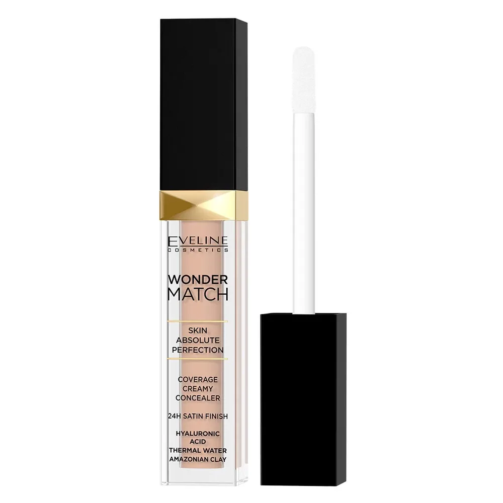 Eveline Cosmetics Wonder Match кроющий корректор, 10 Light Vanilla, оттенок 15 - NATURAL