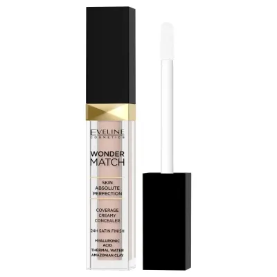Eveline Cosmetics Wonder Match кроющий корректор, 10 Light Vanilla, оттенок 20 - PEACH