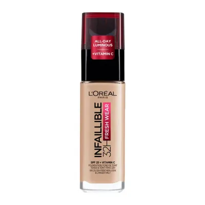 L'Oreal Paris Infaillible 32H Fresh Wear Тональная основа, оттенок 110 - VANILLE ROSE. SALE