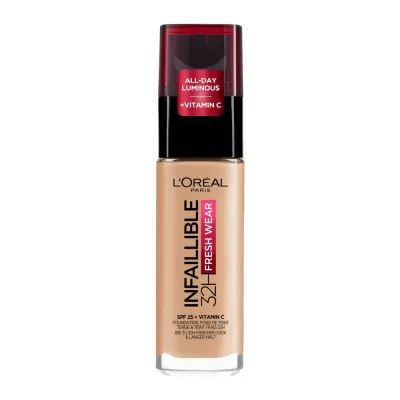 L'Oreal Paris Infaillible 32H Fresh Wear Тональная основа, оттенок 200 - GOLDEN SAND. SALE
