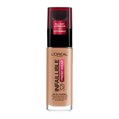 L'Oreal Paris Infaillible 32H Fresh Wear Тональная основа, оттенок Nr. 300 - Amber