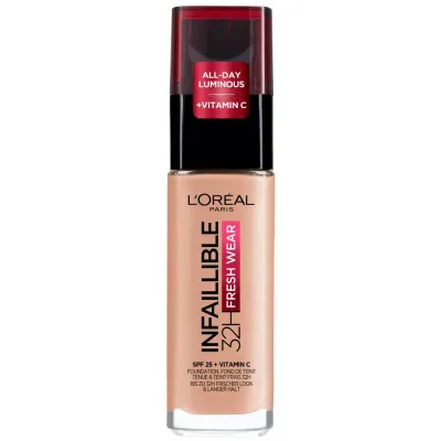 L'Oreal Paris Infaillible 32H Fresh Wear Тональная основа, оттенок PERLE ROSE
