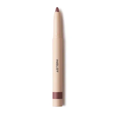 Inglot Velvet Define Карандаш для губ 2 в 1 контурный и помада, сатиновый финиш, с точилкой, оттенок 73 - DUSTY ROSE