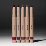 Inglot Velvet Define Карандаш для губ 2 в 1 контурный и помада, сатиновый финиш, с точилкой, оттенок 73 - DUSTY ROSE — фото 5