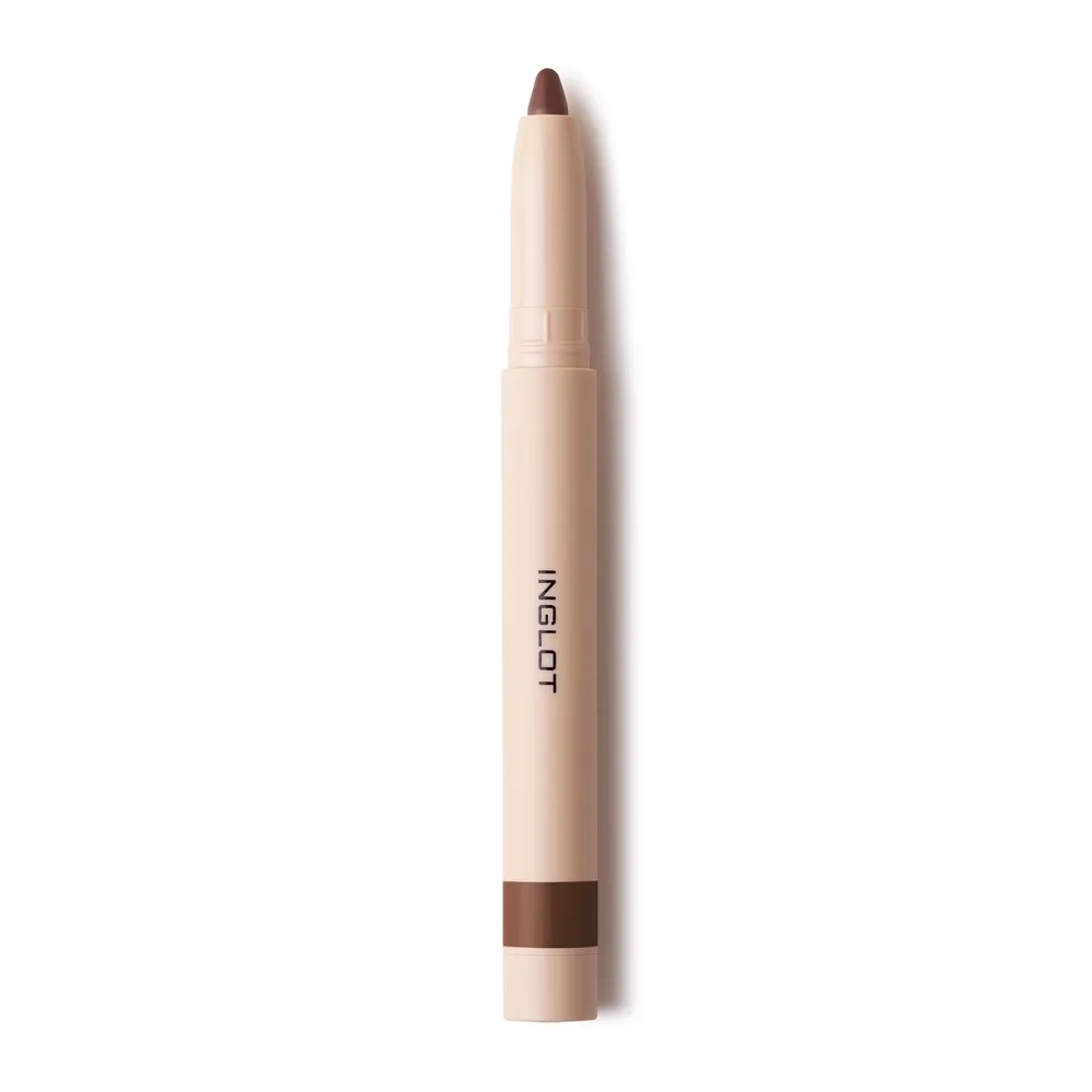 Inglot Velvet Define Карандаш для губ 2 в 1 контурный и помада, сатиновый финиш, с точилкой, оттенок 75 - COCOA CREAM