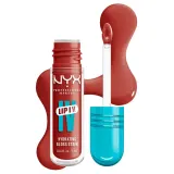 NYX Professional Makeup Lip IV Блеск для губ увлажняющий, стойкость до 12 часов, оттенок 12 - BURST THAT TANG — фото 5