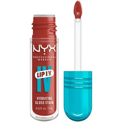 NYX Professional Makeup Lip IV Блеск для губ увлажняющий, стойкость до 12 часов, оттенок DRIPPIN NUDE