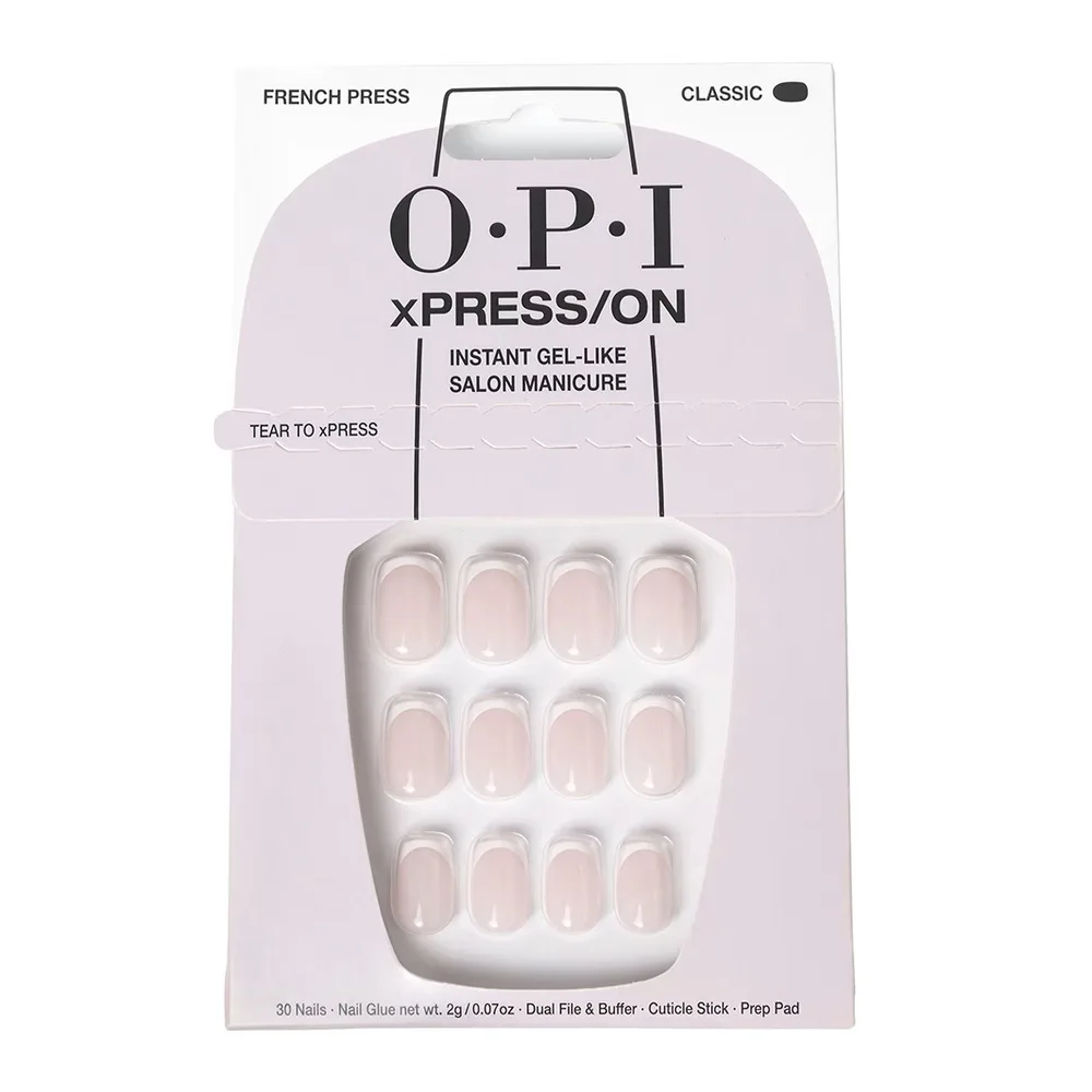 OPI xPress/on Накладные ногти с клеем, 30 шт, оттенок ROSE (1158322)