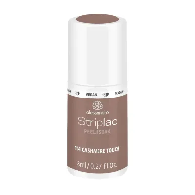 Alessandro Striplac Peel or Soak Гель-лак для ногтей UV веганский, оттенок 114 - CASHMERE TOUCH. SALE