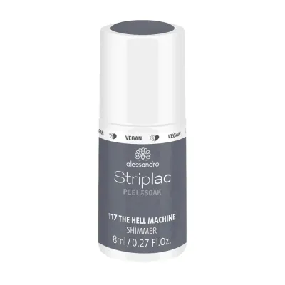 Alessandro Striplac Peel or Soak Гель-лак для ногтей UV веганский, оттенок 117 - THE HELL MACHINE. SALE
