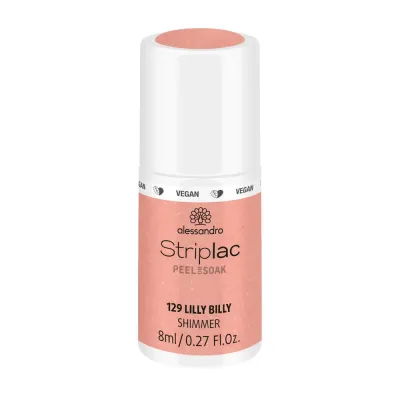 Alessandro Striplac Peel or Soak Гель-лак для ногтей UV веганский, оттенок 129 - LILLY BILLY. SALE