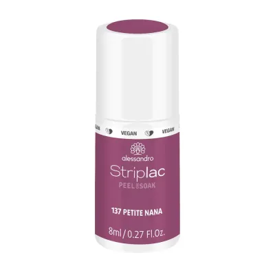 Alessandro Striplac Peel or Soak Гель-лак для ногтей UV веганский, оттенок 137 - PETITE NANA. SALE